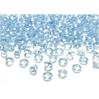 Diamantjes licht blauw