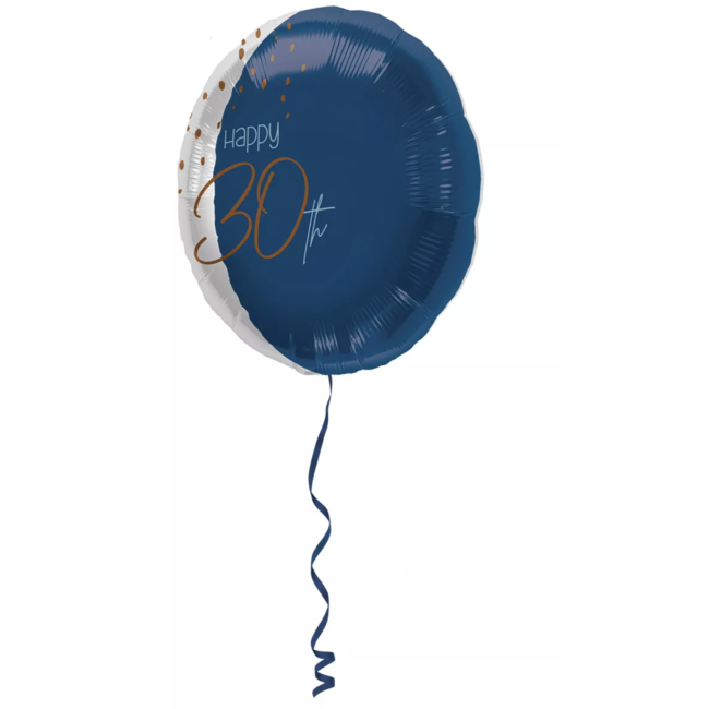 J-style-deco.nl 30 jaar folie ballon blauw