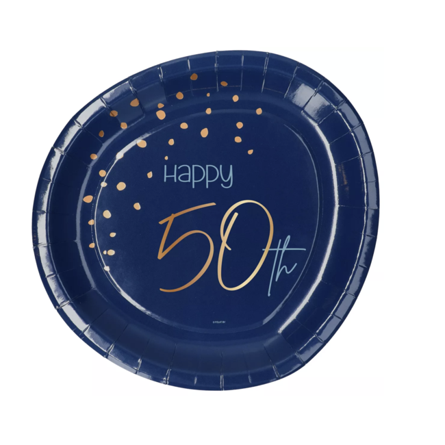 J-style-deco.nl 50 jaar borden blauw