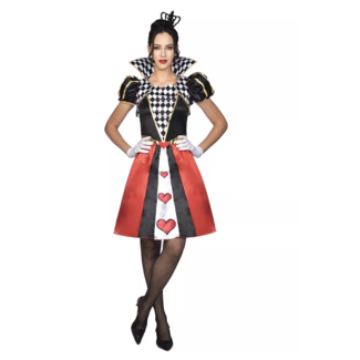 Queen of hearts dames kostuum