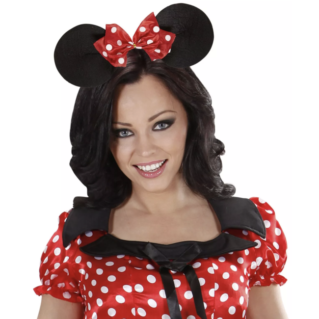 Kostuum Minnie mouse oren rood