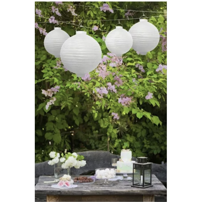 J-style-deco.nl LED lampion wit