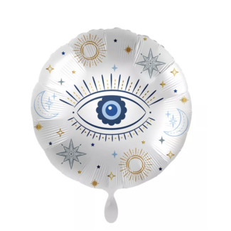 J-style-deco.nl Blauw oog folie ballon