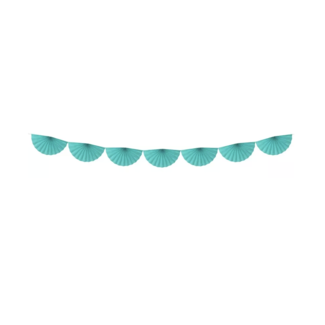 J-style-deco.nl Turquoise waaier slinger