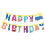 J-style-deco.nl Peppa pig Happy birthday slinger