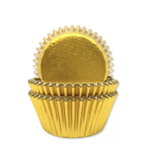 J-style-deco.nl Cupcake cups metallic goud