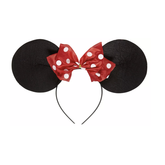 J-style-deco.nl Minnie mouse oren rood - strik