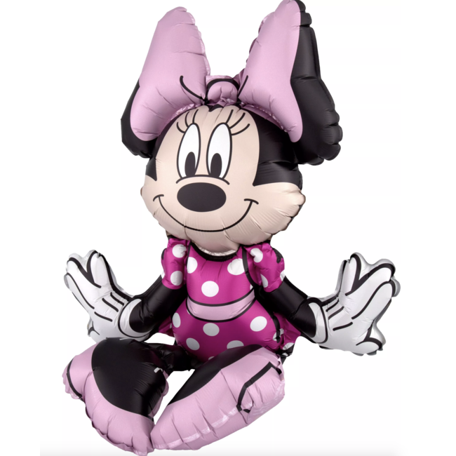 J-style-deco.nl Minnie mouse ballon zittend