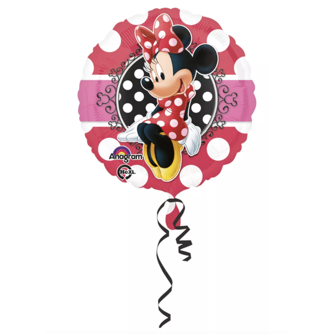 J-style-deco.nl Minnie mouse folie ballon rood