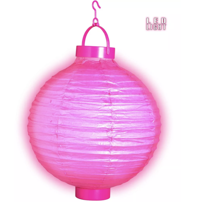J-style-deco.nl LED roze lampion