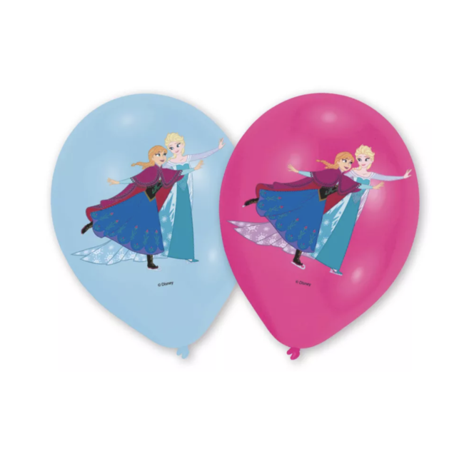 Frozen ballonnen roze - blauw
