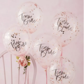 Ginger Ray  Team bride confetti ballonnen rosé