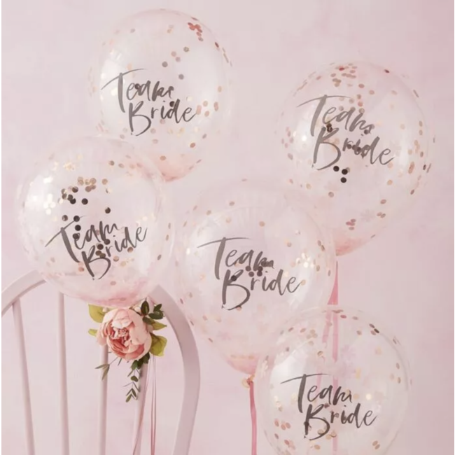 Ginger Ray  Team bride confetti ballonnen rosé