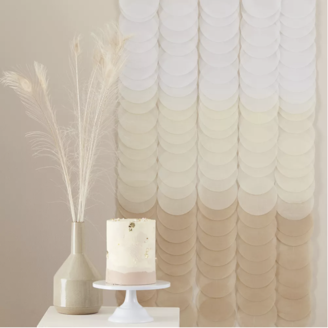 Ginger Ray  Ombre wand decoratie zand - beige