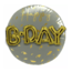 J-style-deco.nl 3D Happy birthday ballon grijs - goud