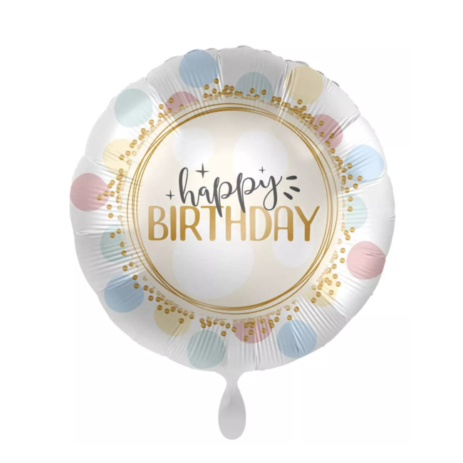 J-style-deco.nl pastel happy birthday ballon