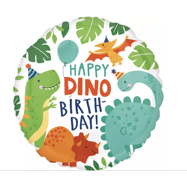 J-style-deco.nl Happy dino birthday ballon