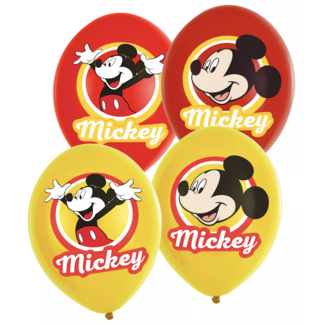J-style-deco.nl Mickey mouse ballonnen rood - geel