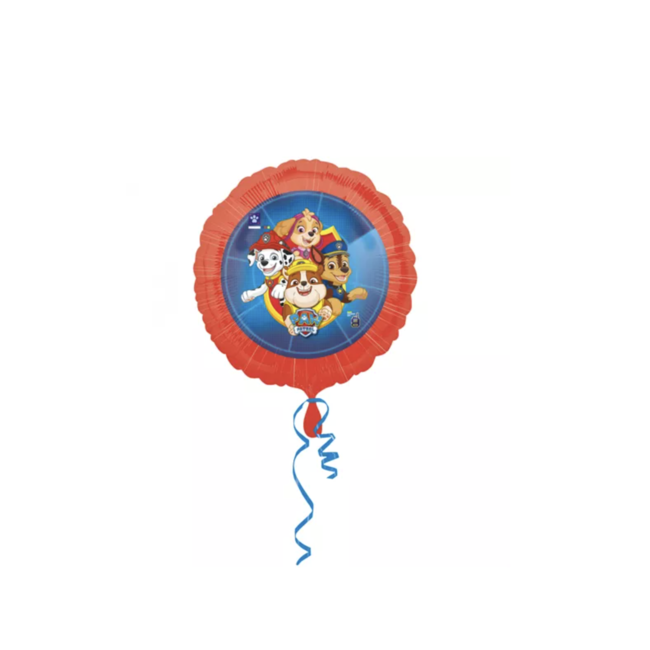 J-style-deco.nl Paw patrol ballon rood - blauw