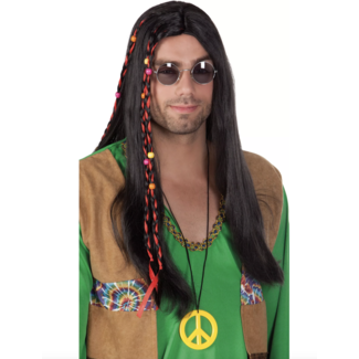 party Hippie pruik lang haar