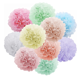 super Pompoms pastel mix