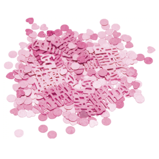 J-style-deco.nl Happy Birthday confetti roze