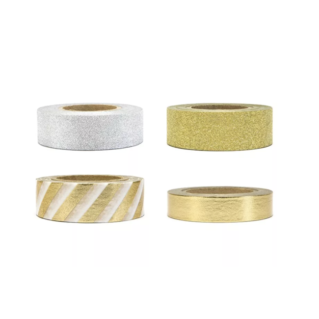 party Tape goud zilver