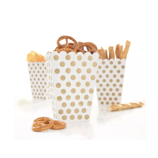 Popcorn Bakjes 16cm 10st - Partywinkel