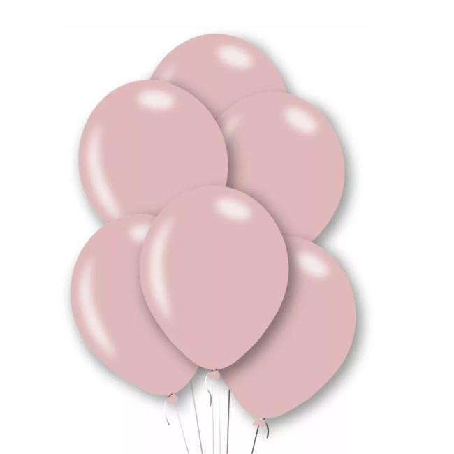 party Ballonnen metallic pastel roze