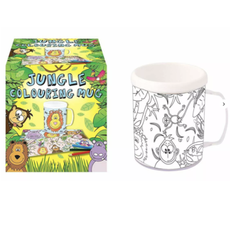 J-style-deco.nl Jungle inkleur beker