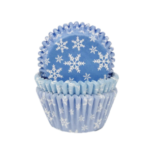 party Sneeuwvlok cupcake vormpjes