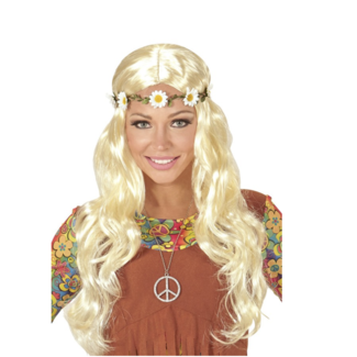 party Hippie pruik blond