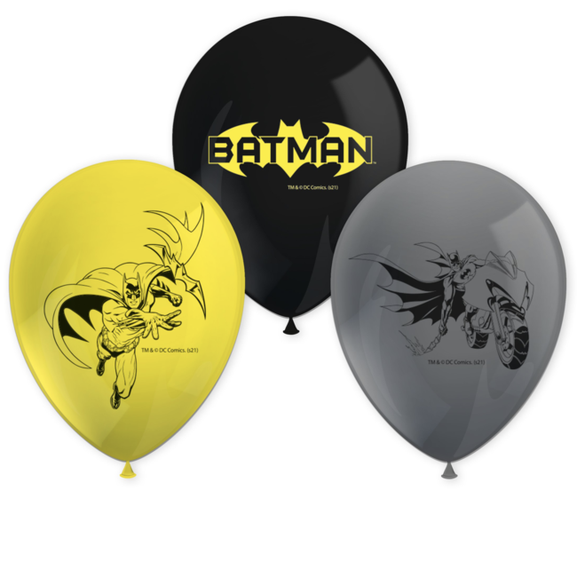 party Batman ballonnen geel - zwart