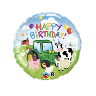 J-style-deco.nl Boerderij happy birthday ballon