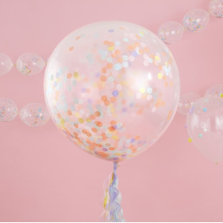 Ginger Ray  Confetti ballonnen XL pastel