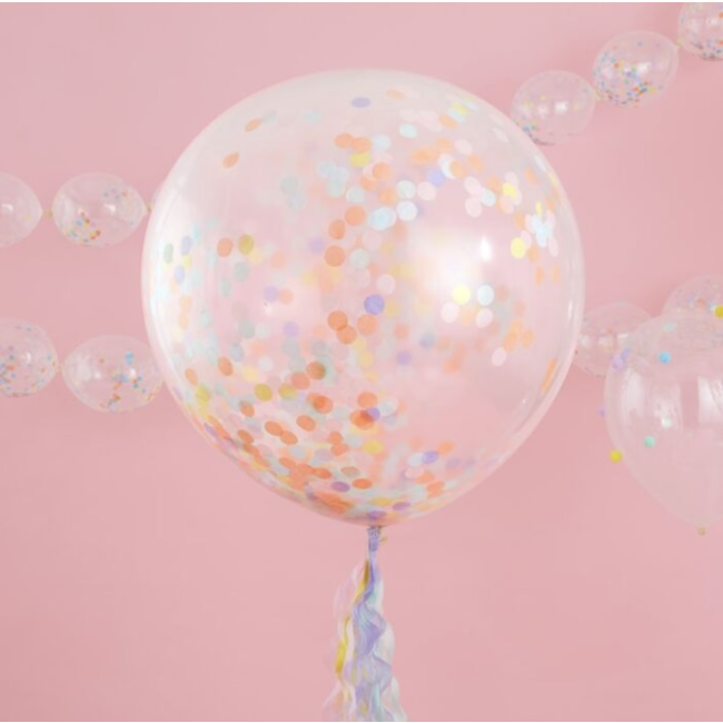 Ginger Ray  Confetti ballonnen XL pastel