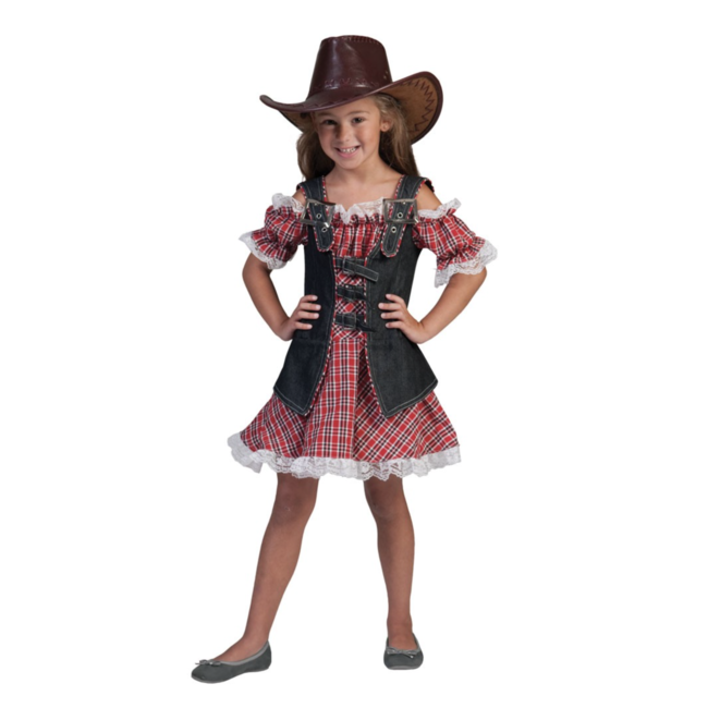 Cowgirl meisjes kostuum