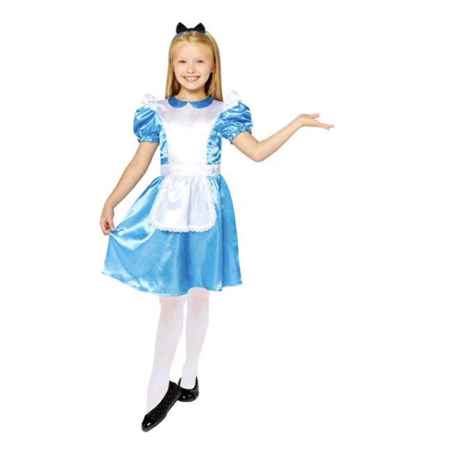 Alice in wonderland meisjes kostuum