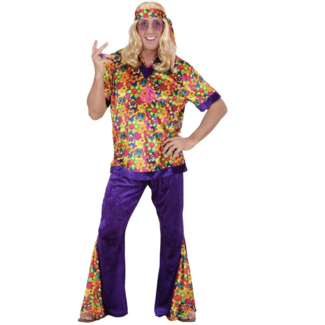 Hippie heren kostuum