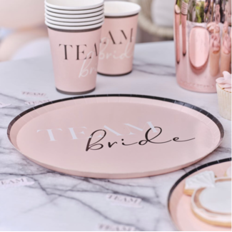 Team bride borden roze - zwart