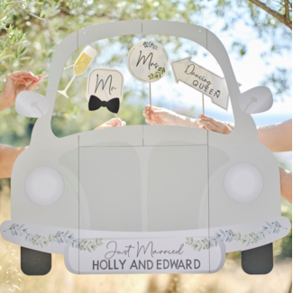 Foto frame just married auto