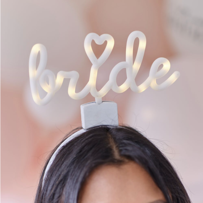 Bride haarband lichtgevend