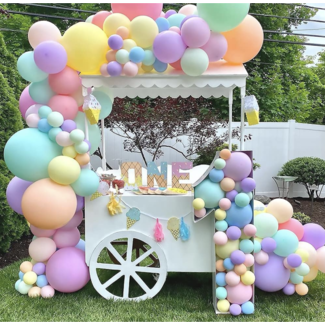 Pastel candy ballonboog