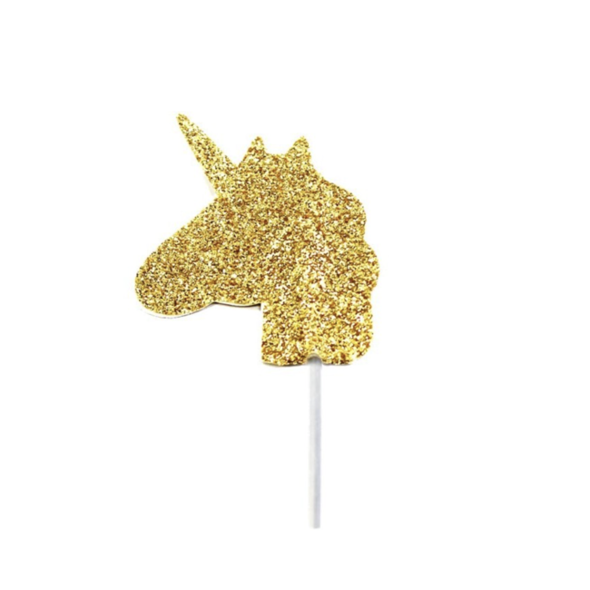 Unicorn prikkers goud