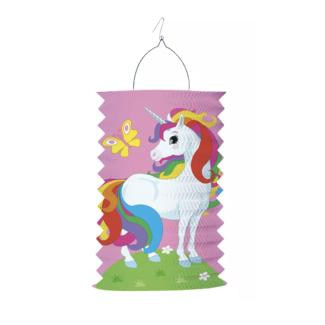 unicorn regenboog lampion