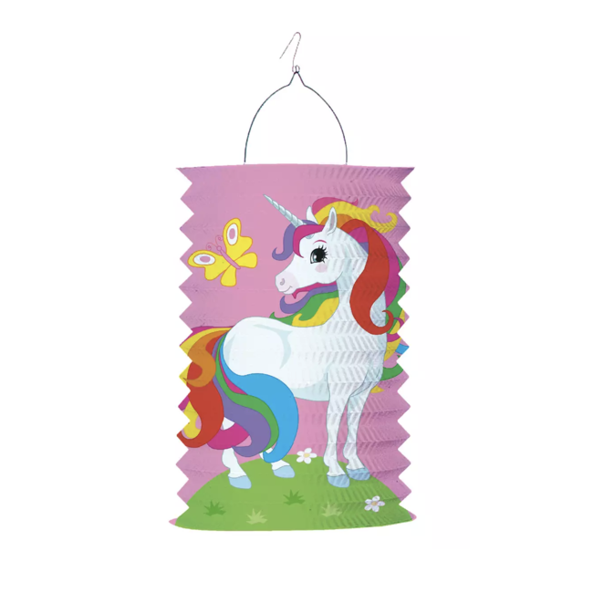 unicorn regenboog lampion