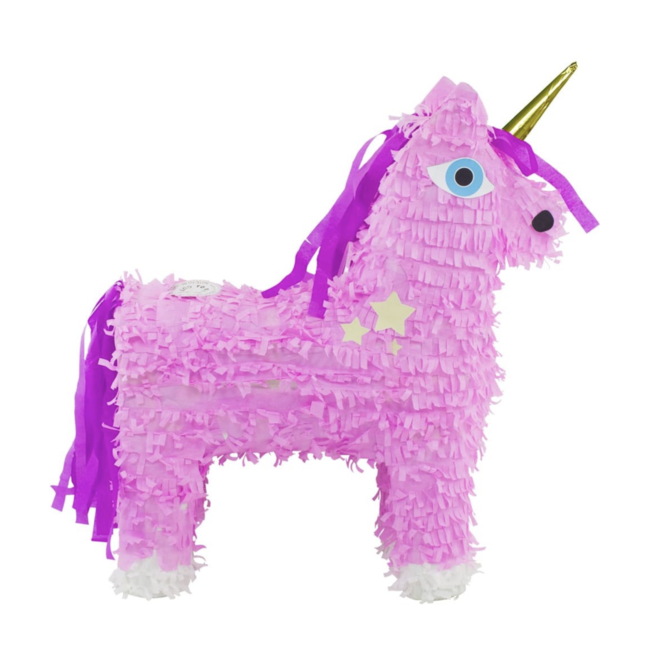 unicorn pinata roze