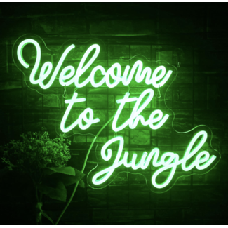 Welcome to the Jungle LED bord