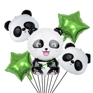 super Panda ballonnen set groen