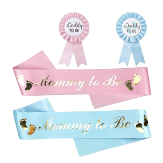 Mommy & Daddy to be gender reveal set